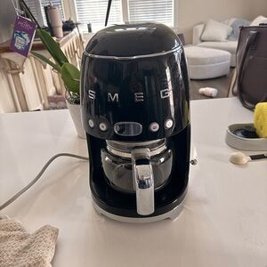 SMEG Black Coffee Maker - willing to negotiate price due to wear